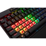 Corsair K70 RGB MK.2 Low Profile RAPIDFIRE Mechanical Gaming Keyboard Zwart, BE Lay-out, Cherry MX Speed Silver, RGB leds