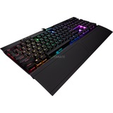 Corsair K70 RGB MK.2 Low Profile RAPIDFIRE Mechanical Gaming Keyboard, Gaming toetsenbord Zwart, US lay-out, Cherry MX Speed Silver, RGB leds