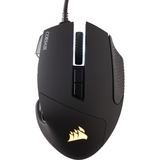 Corsair Scimitar RGB ELITE gaming muis Zwart, 18.000 dpi, RGB leds