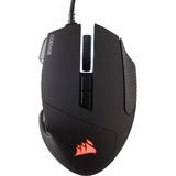 Corsair Scimitar RGB ELITE gaming muis Zwart, 18.000 dpi, RGB leds