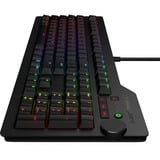 Das Keyboard 4Q Pro RGB, gaming toetsenbord Zwart, US lay-out, Cherry MX Brown, RGB leds