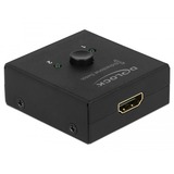 DeLOCK HDMI Switch 2 - 1 bidirectional 4K 60 Hz Zwart