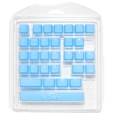 Ducky Blue Rubber Gaming Keycap Set keycaps Blauw, Rubber
