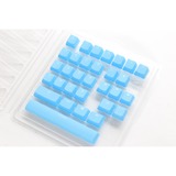 Ducky Blue Rubber Gaming Keycap Set keycaps Blauw, Rubber