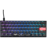 Ducky Mecha Mini RGB, Gaming toetsenbord Zwart, US lay-out, Cherry MX Red, RGB leds, 60%, PBT double-shot
