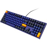 Ducky One 2 Horizon DKON1808, gaming toetsenbord Donkerblauw/blauw, US lay-out, Cherry MX Red, PBT double-shot