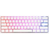 Ducky One 2 Mini RGB Pure White, Gaming toetsenbord Wit, BE Lay-out, Cherry MX Blue, RGB leds, 60%, ABS