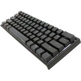 Ducky One 2 Mini RGB, gaming toetsenbord Zwart/wit, US lay-out, Cherry MX Brown, RGB leds, 60%, PBT Double Shot
