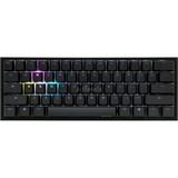 Ducky One 2 Mini RGB, gaming toetsenbord Zwart/wit, BE Lay-out, Cherry MX Brown, RGB leds, 60%, ABS