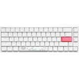 Ducky One 2 SF RGB Pure White, Gaming toetsenbord Wit, US lay-out, Cherry MX Brown, SMD RGB leds, 65%, PBT Double Shot