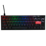 Ducky One 2 SF, Gaming toetsenbord Zwart/wit, US lay-out, Cherry MX Red, SMD RGB leds, 65%, PBT Double Shot