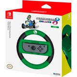 HORI Mario Kart 8 Deluxe Racing Wheel Luigi houder Groen/zwart, Voor Nintendo Switch