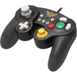HORI Nintendo Switch Battle Pad (Zelda) gamepad Zwart/transparant