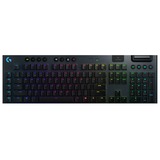 Logitech G915 LIGHTSPEED Wireless RGB Mechanical Gaming Keyboard Zwart, US lay-out, GL Tactile, RGB leds, Bluetooth