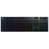 Logitech G915 LIGHTSPEED Wireless RGB Mechanical Gaming Keyboard, Gaming toetsenbord Zwart, US lay-out, GL Tactile, RGB leds, Bluetooth