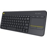 Logitech K400 Plus toetsenbord Donkergrijs, BE lay-out (AZERTY)