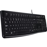 Logitech Keyboard K120, toetsenbord Zwart, BE Lay-out, Rubberdome