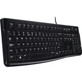 Logitech Keyboard K120 for business, toetsenbord Zwart, BE Lay-out, Rubberdome
