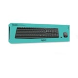 Logitech MK235 Wireless Keyboard en Mouse, desktopset Zwart, US lay-out