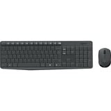 Logitech MK235 draadloze desktopset Zwart, US-International lay-out (QWERTY)