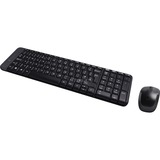 Logitech Wireless Combo MK220 toetsenbord + muis, desktopset EU lay-out (QWERTY), Rubberdome, Retail