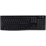 Logitech Wireless Keyboard K270, toetsenbord Zwart, BE Lay-out, Retail