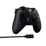 Microsoft  Xbox controller + kabel voor windows Zwart