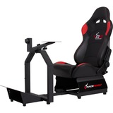 RaceRoom Game Seat RR 3033 racingsimulator Zwart/rood