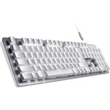 Razer Pro Type, toetsenbord Wit/zilver, US lay-out, Razer Orange, witte leds