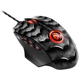 Sharkoon Drakonia II gaming muis Zwart, 100 - 15000 dpi, RGB leds