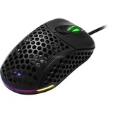 Sharkoon Light² 200 gaming muis Zwart, 50 - 16.000 dpi, RGB leds