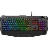 Sharkoon SKILLER SGK4, gaming toetsenbord Zwart, BE Lay-out, Rubberdome, RGB leds