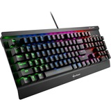 Sharkoon Skiller Mech SGK3, Gaming toetsenbord Zwart, US lay-out, Kailh Blue, RGB leds