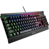 Sharkoon Skiller Mech SGK3, gaming toetsenbord Zwart, BE Lay-out, Kailh Red, RGB leds