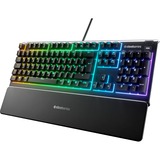SteelSeries Apex 3 RGB gaming toetsenbord Zwart, FR lay-out (AZERTY), SteelSeries Whisper-Quiet, 100%