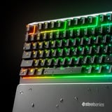 SteelSeries Apex 3 RGB gaming toetsenbord Zwart, FR lay-out (AZERTY), SteelSeries Whisper-Quiet, 100%