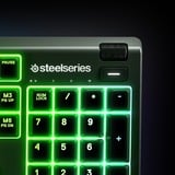 SteelSeries Apex 3 RGB gaming toetsenbord Zwart, FR lay-out (AZERTY), SteelSeries Whisper-Quiet, 100%