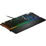 SteelSeries Apex 3, gaming toetsenbord Zwart, FR lay-out, SteelSeries Whisper-Quiet, RGB leds