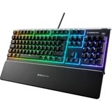 SteelSeries Apex 3, gaming toetsenbord Zwart, FR lay-out, SteelSeries Whisper-Quiet, RGB leds