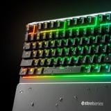 SteelSeries Apex 3, gaming toetsenbord Zwart, FR lay-out, SteelSeries Whisper-Quiet, RGB leds