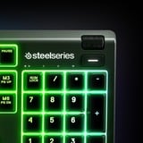 SteelSeries Apex 3, gaming toetsenbord Zwart, FR lay-out, SteelSeries Whisper-Quiet, RGB leds