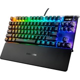 SteelSeries Apex 7 TKL, gaming toetsenbord Zwart, US lay-out, SteelSeries QX2 Blue, RGB leds, TKL