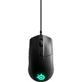 SteelSeries Rival 3 gaming muis Zwart, 8500 dpi, RGB leds