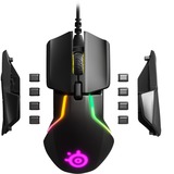 SteelSeries Rival 600 gaming muis Zwart, 100 - 12.000 dpi, RGB verlichting