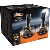 Thrustmaster T.16000M FCS Space Sim Duo joystick Zwart/oranje, PC