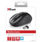 Trust Primo Wireless Mouse Zwart, 20322, 1000 - 1600 dpi