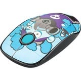 Sketch Silent Click Wireless Mouse - blue