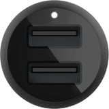 Belkin BOOSTCHARGE 2-poorts USB-A-autolader Zwart