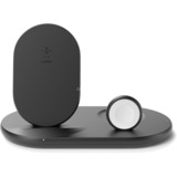 Belkin BOOSTCHARGE 3-in-1 draadloze lader voor Apple-apparaten Zwart