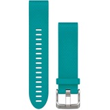Garmin QuickFit 20 horlogebandje - Turquoise siliconen 